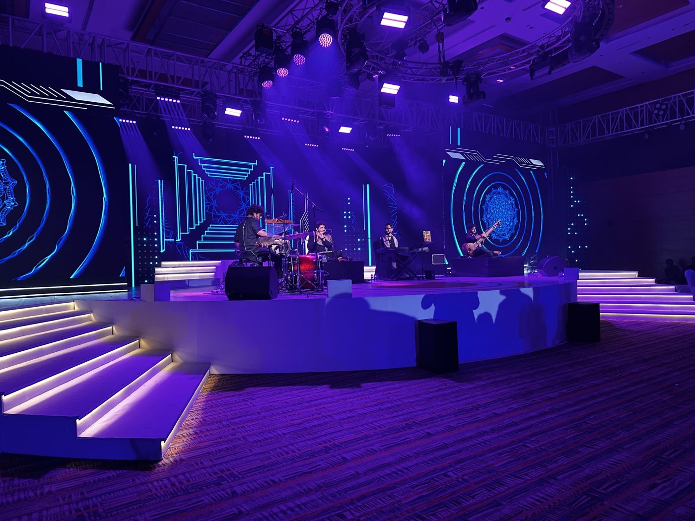 Stage at a ElevenLabs show