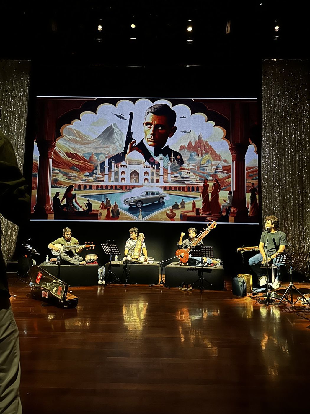 Stage at a Sangam show